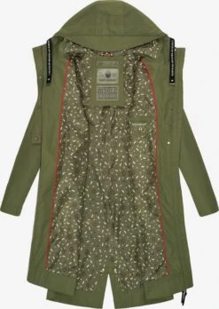 Navahoo Parkas Parka Mi-saison Josinaa Femme Vert -About you d8f2bd1e33a06923eefb66f52e03f371