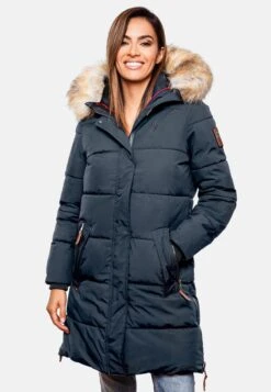 Navahoo Manteaux Dhiver Manteau D’hiver Halina Femme Bleu Marine -About you dd47108a57c7cf4bf43e5c7c0bd10db0