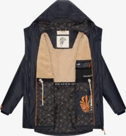 Navahoo Manteaux De Pluie Manteau Mi-saison Rainy Forest Femme Bleu Foncé -About you de4e93bf3d110d18a0161e1a2e3bbc01