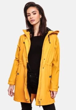 Navahoo Manteaux De Pluie Manteau Fonctionnel Rainy Flower Femme Miel -About you e3f6e67c53c69d0aa91b4753fa2062a8