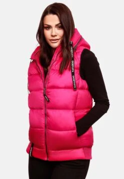 Navahoo Vestes Sans Manches Gilet Kassidy Femme Rose Néon -About you e7d1076a3019e7c384c0e68c8393791a