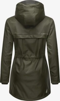 Navahoo Manteaux De Pluie Manteau Mi-saison Rainy Forest Femme Olive -About you e963eb625acfd548b46d2335d93240fe