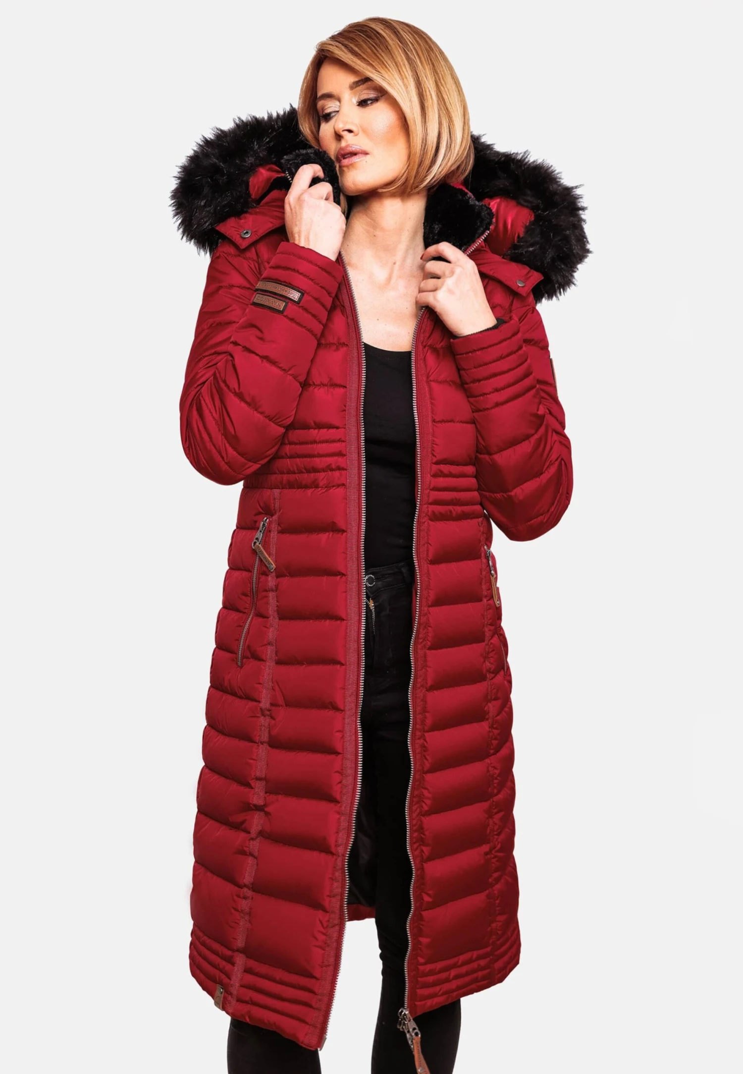 Navahoo Manteaux Dhiver Manteau D’hiver Umay Femme Rouge 8 Navahoo Manteaux Dhiver Manteau D’hiver Umay Femme Rouge – Image 8