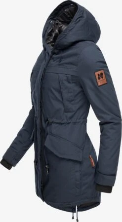 Navahoo Parkas Parka D’hiver Femme Bleu Foncé -About you f48c24746d2b7bb65cabd2e1d97dcd14