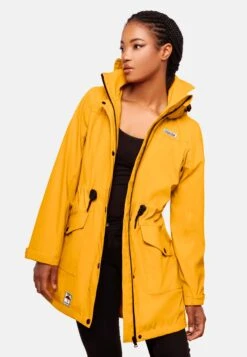 Navahoo Manteaux De Pluie Manteau Mi-saison Deike Femme Jaune Dor -About you f5d12e1f3f52acd6cbd55f88bc73573e