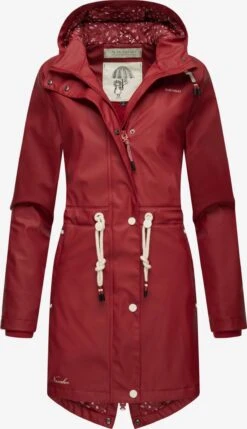 Navahoo Vestes Dextérieur Veste Fonctionnelle Flower Of Ocean Femme Rouge Sang -About you f68bd0e36ac6fb4bb1ca232fdd2cb3c2