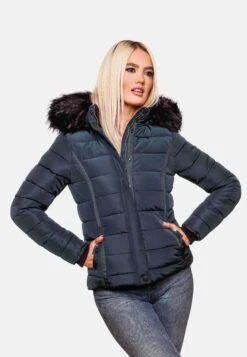 Navahoo Vestes Dhiver Veste D’hiver Miamor Femme Bleu Nuit -About you f77aa08b6b8bb5b60ef6b199a36c70d0