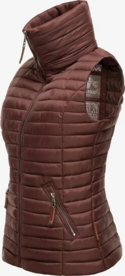 Navahoo Vestes Sans Manches Gilet Shadaa Femme Marron Châtaigne -About you faf89f310465f0d2cbbedc02bad2ce30