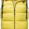 Navahoo Vestes Sans Manches Gilet Kassidy Femme Jaune