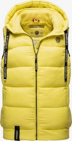 Navahoo Vestes Sans Manches Gilet Kassidy Femme Jaune
