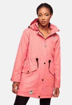 Navahoo Manteaux De Pluie Manteau Mi-saison Deike Femme Rose Ancienne -About you fc82dd1d2049e3f926ef6eaf9859b13b